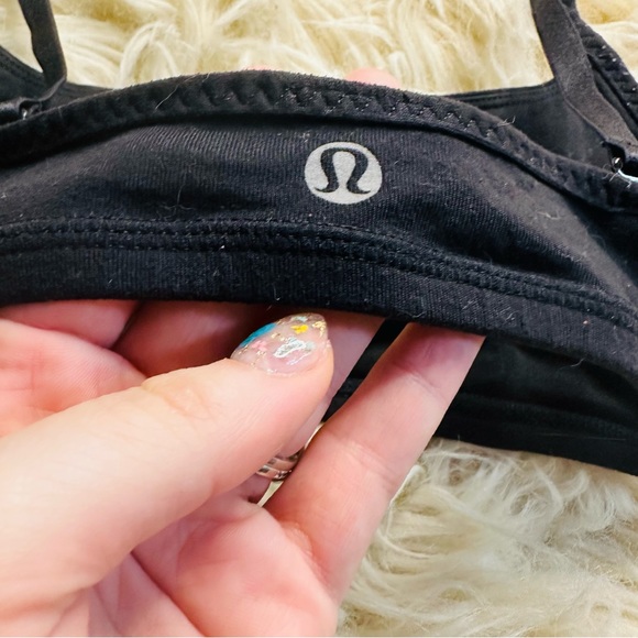 Lululemon black sports bra / bralette - Picture 2 of 3